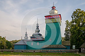 Church in ÃÅ¡wiÃâ¦tkowa Wielka Village Low Beskids, Poland. June 2018 photo